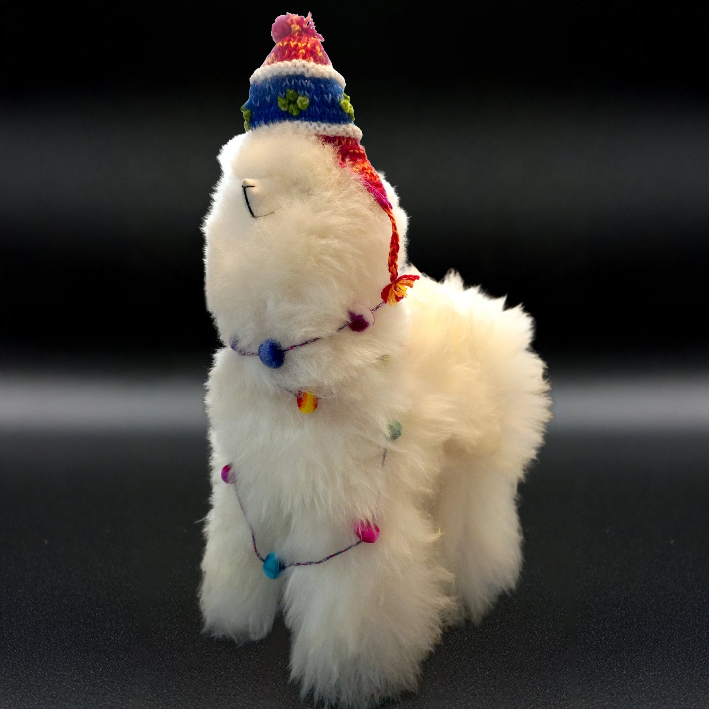 Giant Alpaca Llama Handmade | 100% Alpaca Wool | Peruvian Artisan Decor