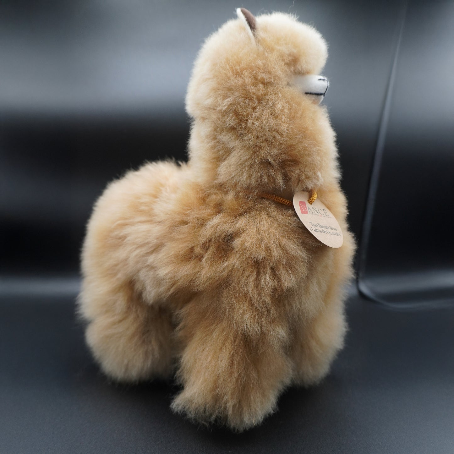 Large Peruvian Alpaca Llama – Caramel Color | Handmade Artisan Decor