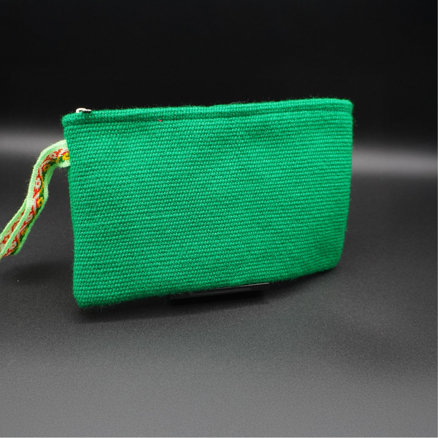 Hand-Embroidered Cosmetic Bag