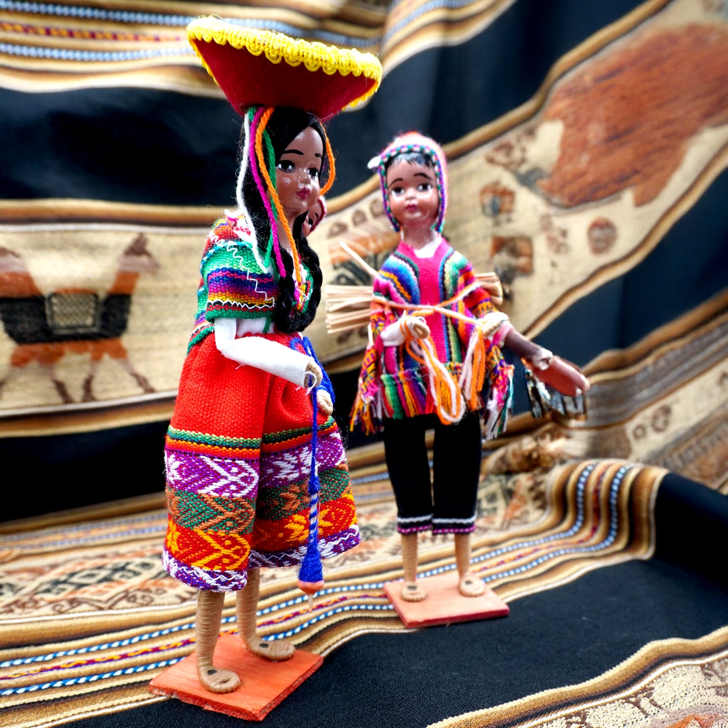 Andean Couple Decorative Figurine