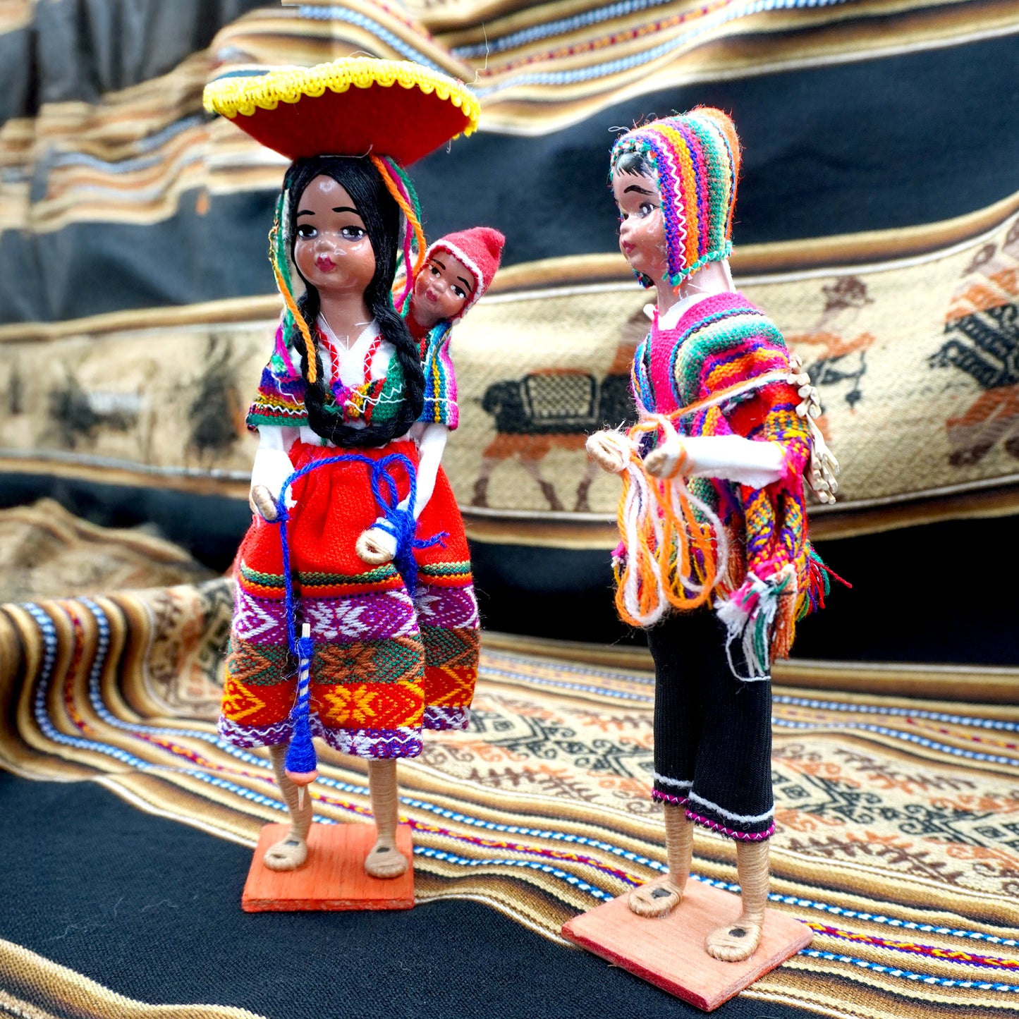 Andean Couple Decorative Figurine