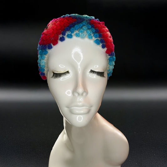 Handmade Andean Fabric Headband – Blue