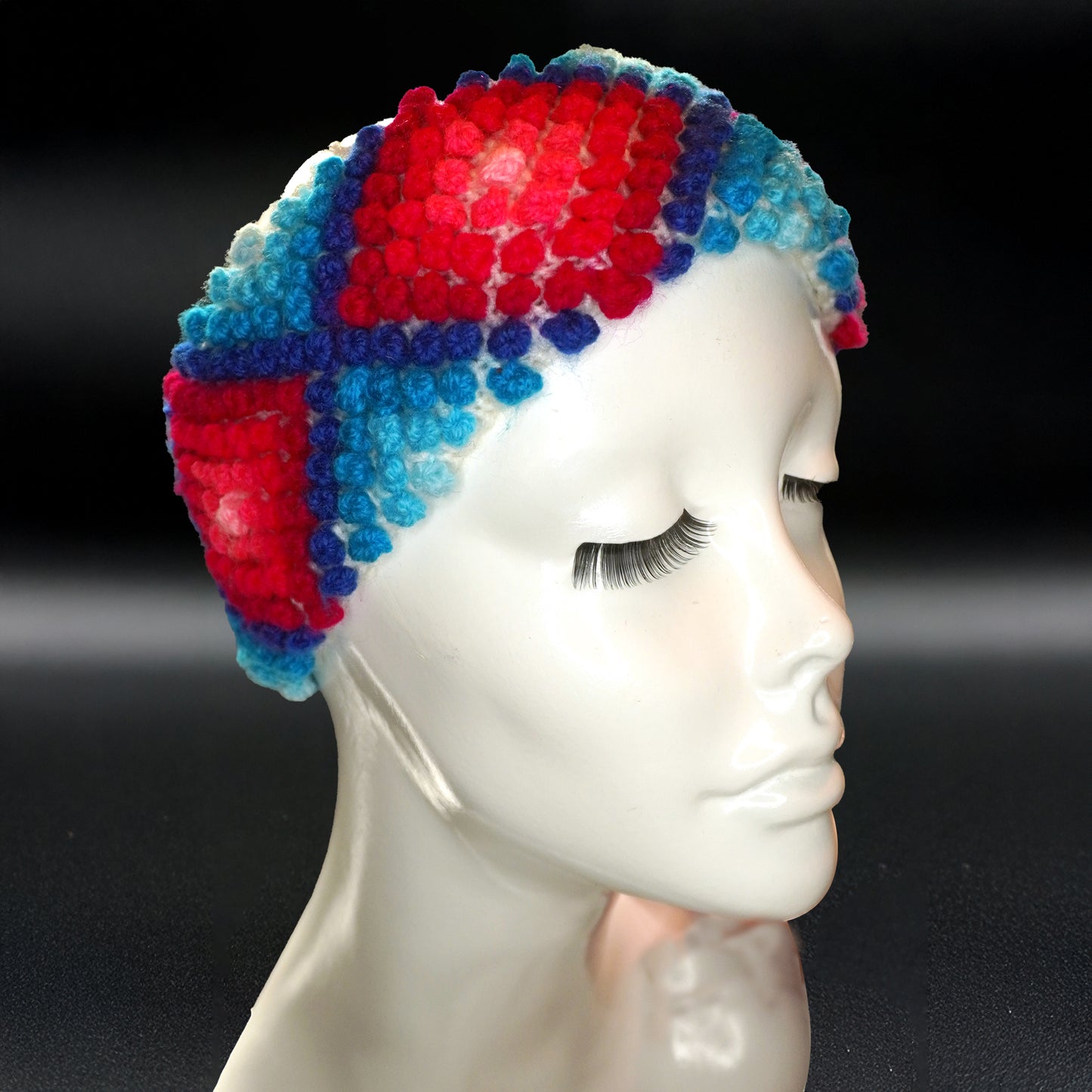 Handmade Andean Fabric Headband – Blue