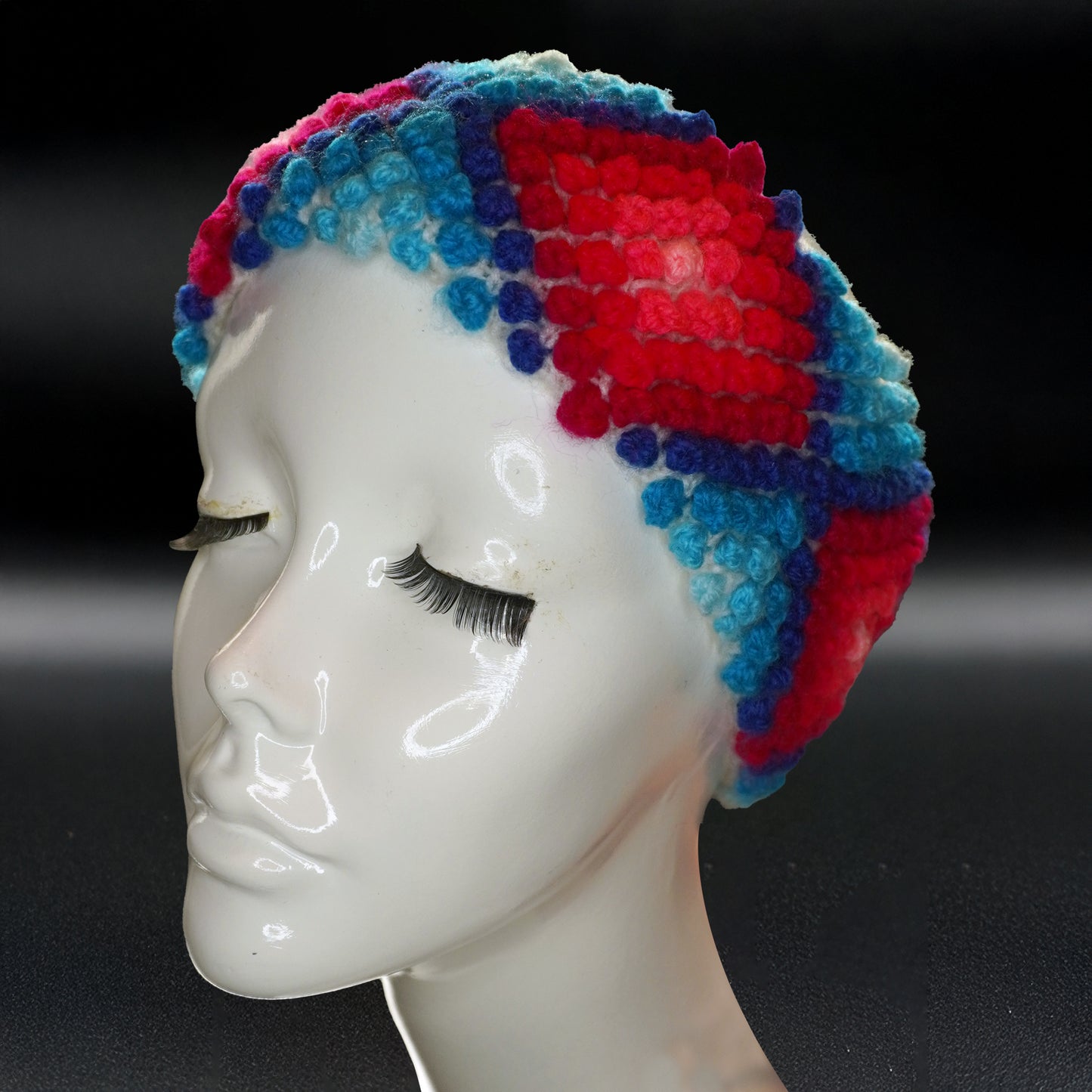 Handmade Andean Fabric Headband – Blue