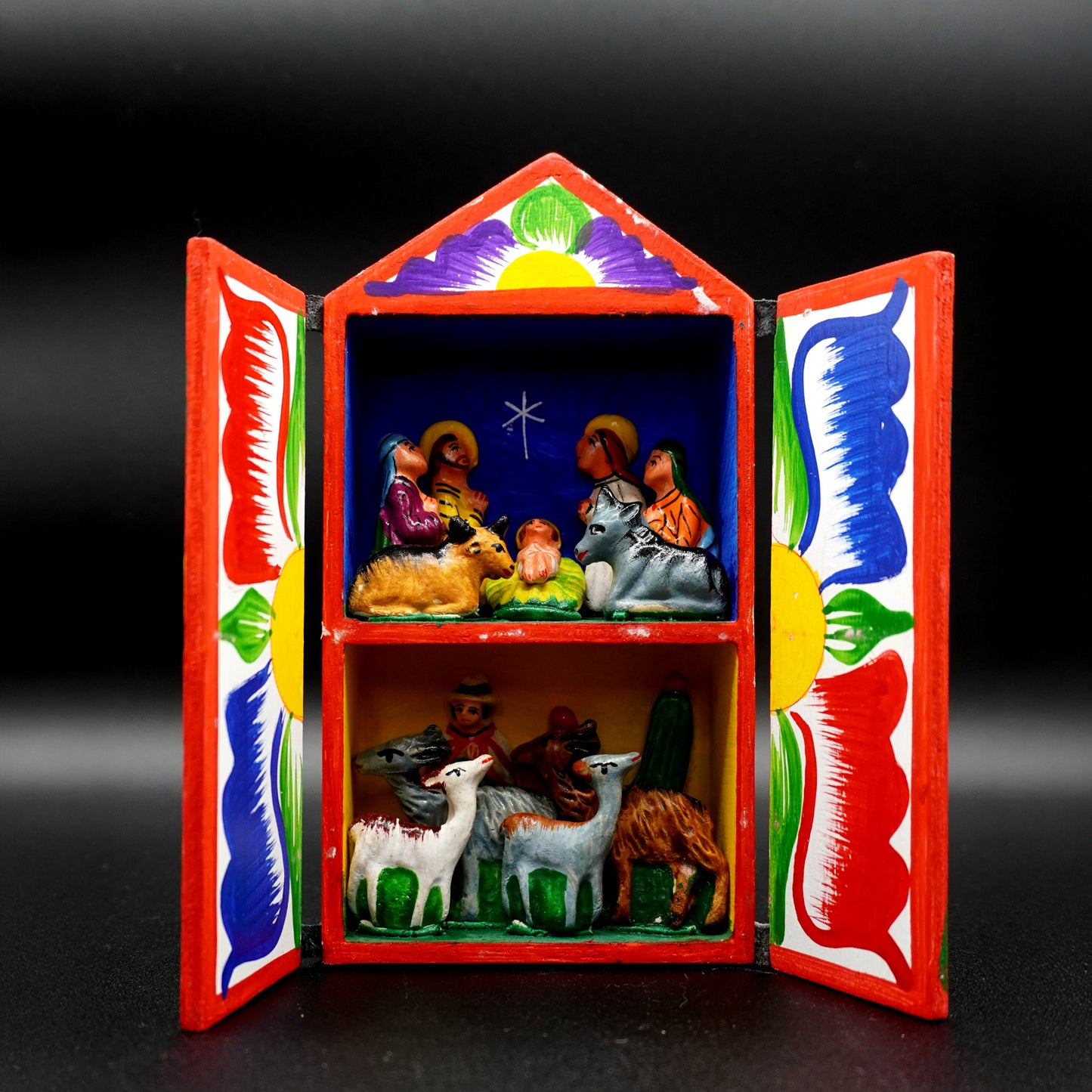 Medium-sized Ayacucho altarpiece