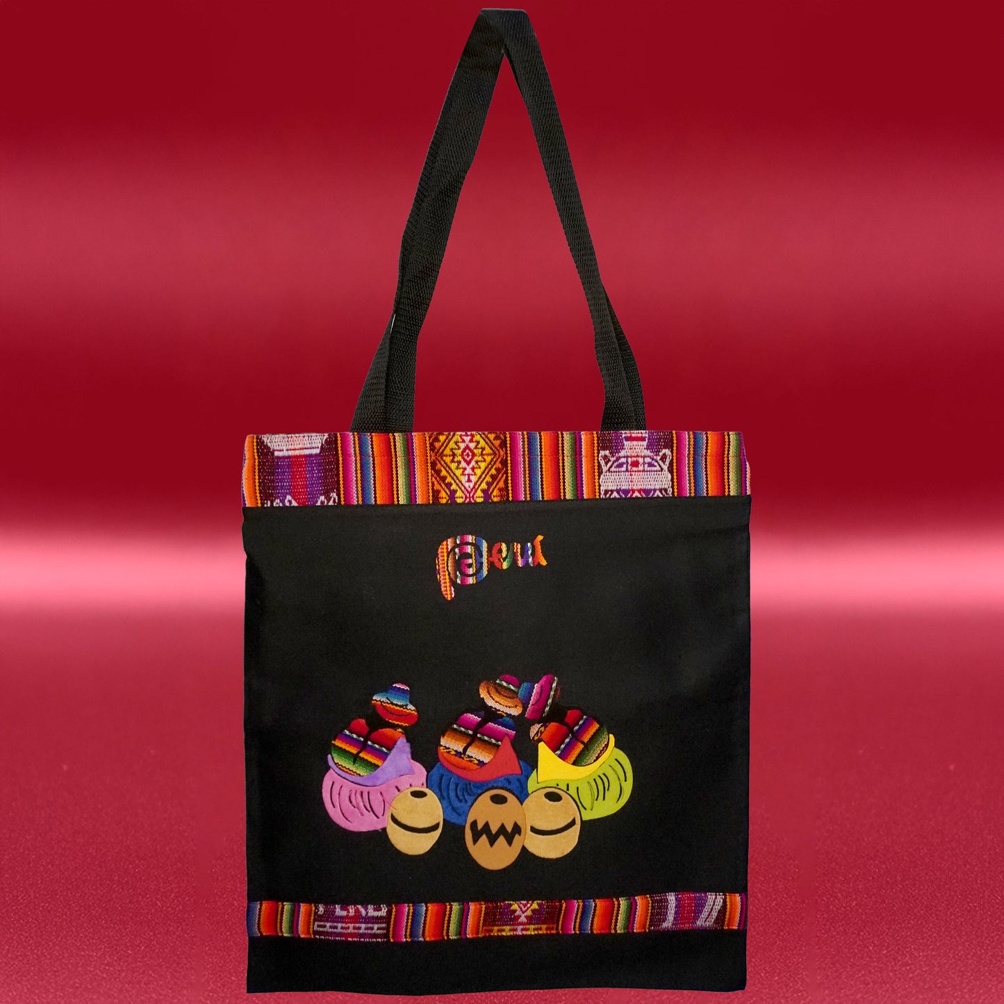 Peruvian designs casual bag - Black