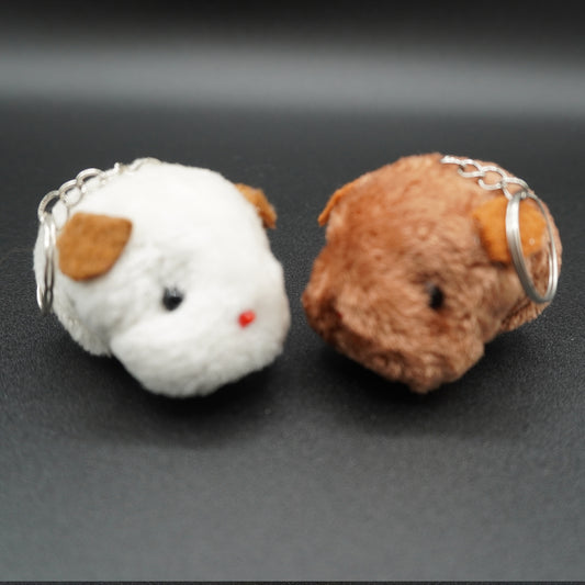 Fluffy Cuy Keychain – Authentic Handmade Peru Souvenir
