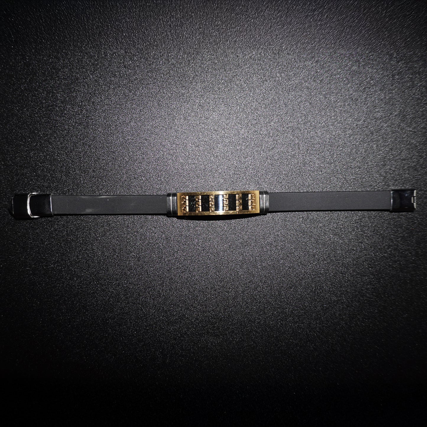 Unisex leather and steel bracelets with Andean designs