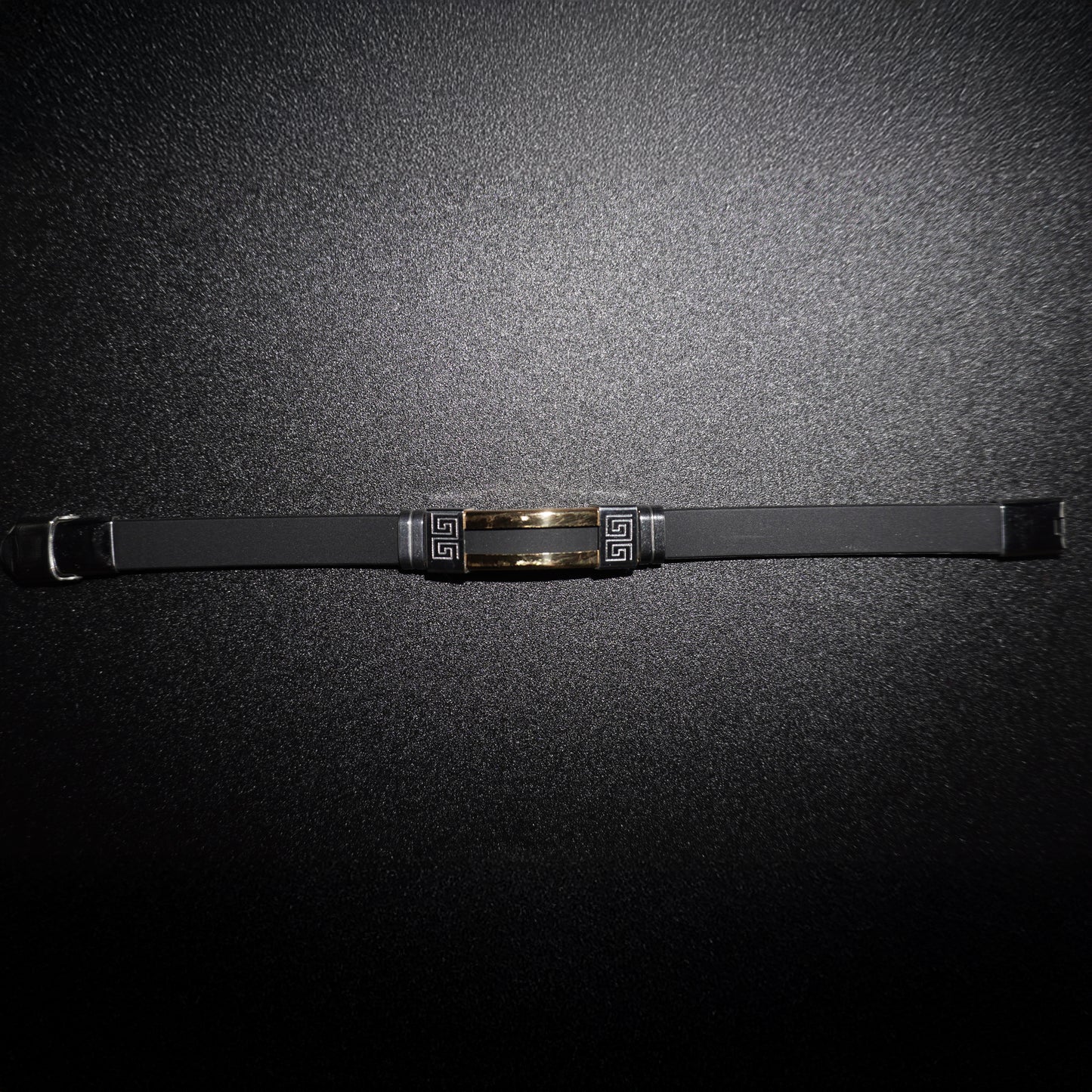 Unisex leather and steel bracelets with Andean designs
